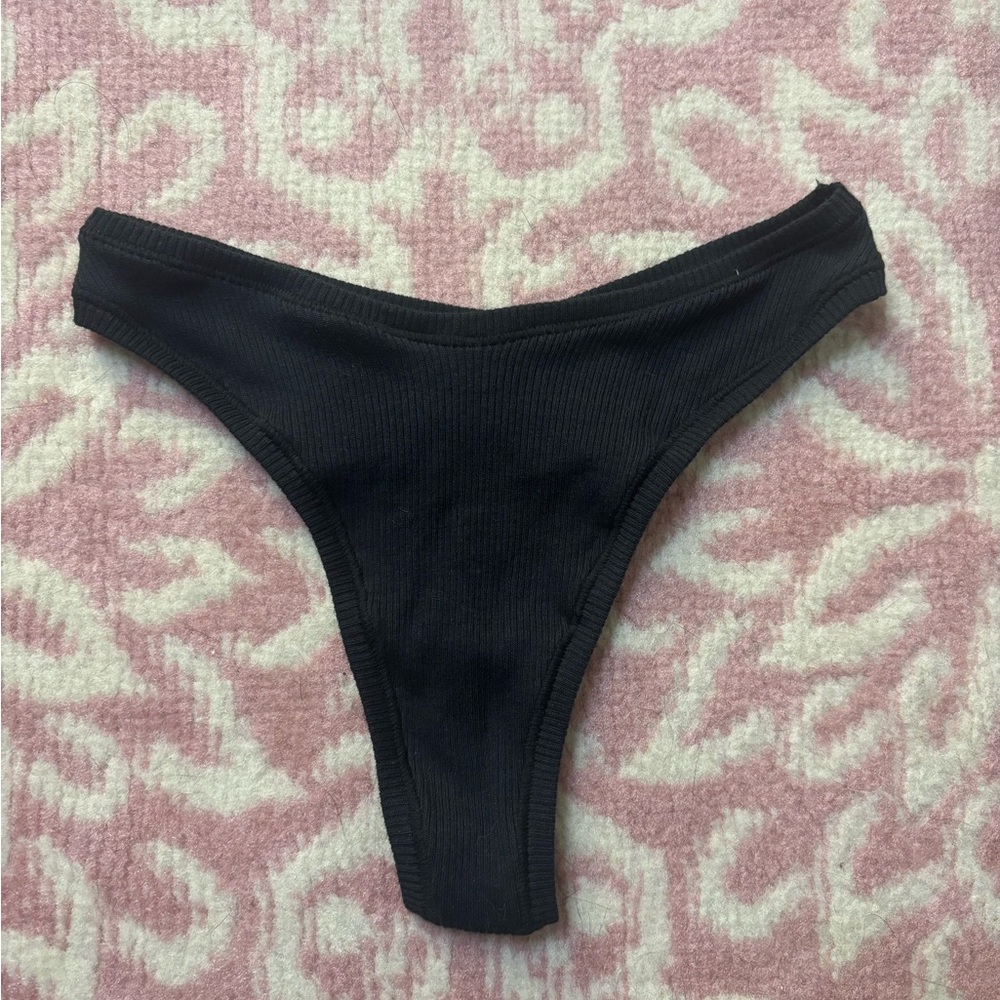 SKIMS NWOT XXS Ribbed High Waisted Thong